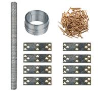 vidaXL Extensión de gallinero metal 268x100x190 cm