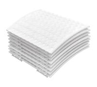vidaXL Falda del árbol de Navidad plástico Blanca Ø65x23 cm, Falda para árbol, Funda para Base de árbol de Navidad, Collar para árbol de Navidad