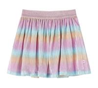 vidaXL Falda Infantil con Estampado de Arco Iris Ropa Cinturilla Elástica Multicolor 92