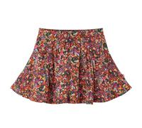 vidaXL Falda Infantil con Estampado de Flores Ropa Cinturilla Elástica Multicolor 128