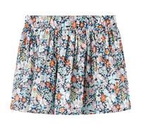 vidaXL Falda Infantil con Estampado Floral Ropa con Cintura Elástica Azul Oscuro 116