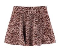 vidaXL Falda Infantil Estampado de Leopardo Ropa Cinturilla Elástica Rosa Palo 128