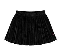 vidaXL Falda Plisada Infantil Ropa para Niñas con Cinturilla Elástica Lúrex Negro 116