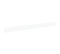 vidaXL Faldón de Toldo para Marco de 3 m Blanco 2.8x0.2 m