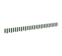 vidaXL faldón para Toldo para Marco de 3 m Verde y Blanco 2.8 x 0.2 m