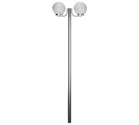 VidaXL Farola de Jardín 2xE27 220cm Blanca