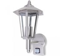 VidaXL Farola de Pared con Sensor de Movimiento E27 Acero Inoxidable