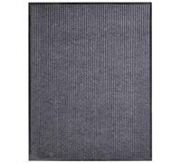 vidaXL Felpudo Antideslizante Forro Interior Estera Alfombra Corredor Lavable Decoración Habitación Pasillo Puerta Hogar Oficina de PVC Gris