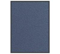 vidaXL Felpudo Azul 80x120 cm, Felpudo, Felpudo de Bienvenida, Felpudo de Interior, Felpudo de Entrada, Felpudo de Exterior, Felpudo Lavable