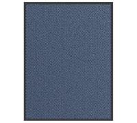 vidaXL Felpudo de bienvenida lavable interior y exterior – Azul 90x120 cm