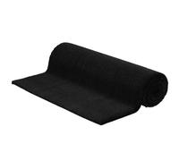 vidaXL Felpudo de Fibra de Coco Negro 100x300 cm