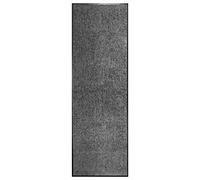 vidaXL Felpudo Lavable Gris Antracita 60x180 cm