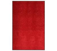 vidaXL Felpudo Lavable Gruesa Alfombra de Entrada Pasillo Exterior Interior Casa Puerta Estera de Bienvenida Antideslizante Rojo 120x180 cm
