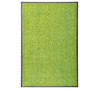 vidaXL Felpudo Lavable Gruesa Alfombra de Entrada Pasillo Exterior Interior Casa Puerta Estera de Bienvenida Antideslizante Verde 60x90 cm