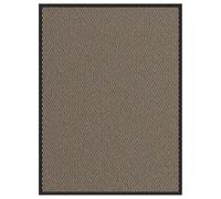 vidaXL Felpudo de bienvenida marrón 90x120 cm – Lavable, interior/exterior