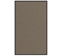 vidaXL Felpudo de bienvenida marrón 90x150 cm lavable para interior y exterior