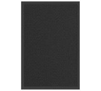 vidaXL Felpudo Negro 40x60 cm, Felpudo, Felpudo de Bienvenida, Felpudo de Interior, Felpudo de Entrada, Felpudo de Exterior, Felpudo Lavable