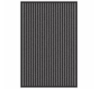 vidaXL Felpudo Negro 60 x 90 cm Polipropileno