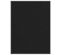 vidaXL Felpudo Negro 80x120 cm