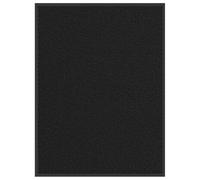 vidaXL Felpudo de bienvenida Negro 90x120 cm – Lavable, Interior/Exterior