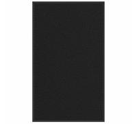 vidaXL Felpudo 90x150 cm – de bienvenida, lavable, interior y exterior – Negro