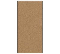 vidaXL Felpudo Antideslizante Crema Uso Interior y Exterior Lavable a Máquina Textura Aterciopelada Rectangular Alfombra de Poliamida 250 X 120 cm Ideal para Entradas Patios Absorbe Suciedad Gra