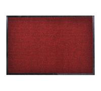 vidaXL Felpudo Rojo 90 x 120 cm PVC