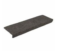 vidaXL Alfombrilla de Escaleras 15 uds, Esteras de Peldaños, Alfombrillas de Protección de Escaleras, Esteras de Escalón, Punzonada Gris Antracita