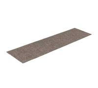 vidaXL Felpudos autoadhesivos para escaleras, 15 Unidades, 76 x 20 cm, Beige, rectangulares