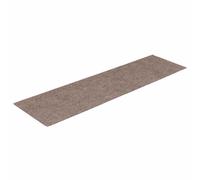 vidaXL Felpudos autoadhesivos para escaleras, 15 Unidades, 76 x 20 cm, marrón Claro, rectangulares