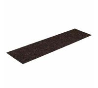 vidaXL 15x Alfombrilla Autoadhesiva Escalera Protector Alfombra Peldaños Adhesivos Decoración Amortiguación Antideslizante Marrón Oscuro 76x20 cm