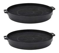 vidaXL 2X Filtros de Carbón para Extractor de Aire Accesorios de Cocina Aparatos Campana Extracción Humo Mejora Ventilación Ambiente Limpio Negros