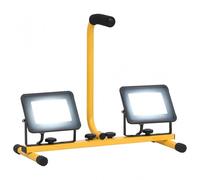 vidaXL Foco LED con asa 2x30 W blanco frío