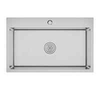 vidaXL Fregadero Cocina Hecho a Mano Acero Inoxidable Lavabo