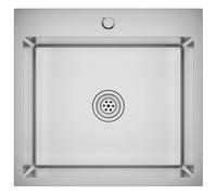 vidaXL Fregadero de cocina Lavabo hecho a mano, acero inoxidable
