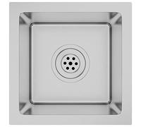 vidaXL Fregadero de Cocina Hecho a Mano de Acero Inoxidable Lavabo