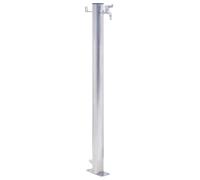 vidaXL Fuente de Agua para jardín Acero Inoxidable Redonda 100 cm