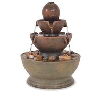 vidaXL Fuente Decorativa Interior Bomba Decoración Mesa Agua Acuática Hogar