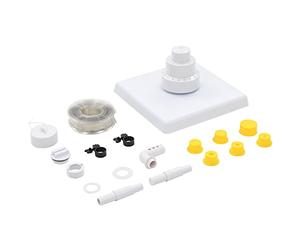 vidaXL Fuente Griega para Piscina 13 Piezas Blanca