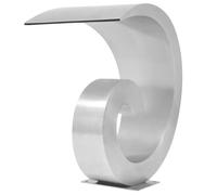 vidaXL Fuente para Piscina de Acero Inoxidable 50x30x53cm Plateada Decoración