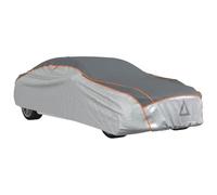 vidaXL Funda Completa Coche Sedan protección antigranizo XL Gris/Plata, Funda de Coche, Funda de Coche para Exterior, Funda de Coche Impermeable