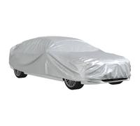 vidaXL Funda de Coche para Sedan con Correas Hebilla PEVA Plateado L, Cubierta de Coche, Funda de Coche, Funda de Coche para Invierno