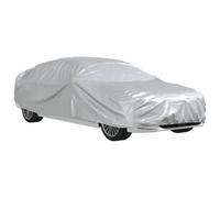 vidaXL Funda de Coche para Sedan con Correas Hebilla PEVA Plateado XXL, Cubierta de Coche, Funda de Coche, Funda de Coche para Invierno