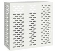 vidaXL Funda para Aire Acondicionado 110 x 50 x 105 cm Acero, Funda para Aire Acondicionado, Rectangular, diseño Moderno, protección al Aire Libre, Esencial para terraza