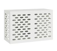 vidaXL Funda para Aire Acondicionado 90 x 40 x 60 cm Acero, Funda para Aire Acondicionado, Rectangular, diseño Moderno, protección al Aire Libre, Esencial para terraza