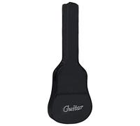 vidaXL Funda para Guitarra Clásica 4/4 (39") Protector Bolsa Estuche Accesorios Soporte Cubierta Protección Instrumento Principiantes Tela Negro