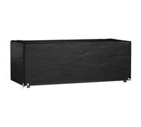 vidaXL Funda para Muebles de jardín 8 Ojales Rectangular 192x82x65 cm