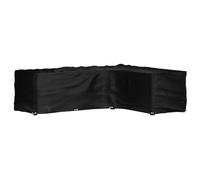 vidaXL Funda para Muebles de jardín Forma de L 18 Ojales 285x220x80 cm
