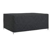 vidaXL Funda para Muebles Liso Negro 270 x 180 x 90 cm 600D, Protector de jardín y terraza, Moderno, Resistente al Agua, UV, Duradero, para Muebles y Accesorios de Exteriores