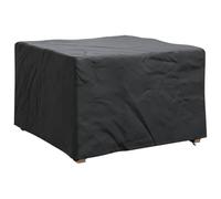 vidaXL Funda para Muebles Liso Negro 60 x 60 x 45 cm Tela, Cubierta para Muebles de jardín y terraza, Resistente a UV, Impermeable, protección Minimalista